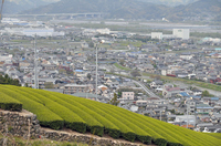 島田市と新大井川橋；クリックすると大きな写真になります