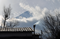 山中湖からの富士山；クリックすると大きな写真になります