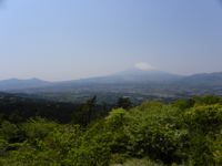 足柄峠から眺めた富士山　-1　（広角端）；クリックすると大きな写真になります