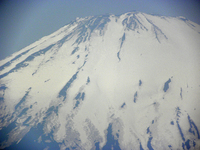 足柄峠から眺めた富士山　-3　（望遠端）；クリックすると大きな写真になります