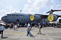 C-17A輸送機；クリックすると大きな写真になります。