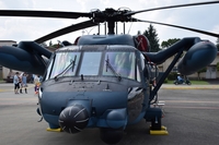 UH-60J の顔；クリックすると大きな写真になります。