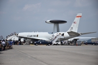 米空軍E-3早期警戒管制機（AWACS機）　-1；クリックすると大きな写真になります。
