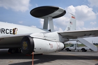 米空軍E-3早期警戒管制機（AWACS機）　-2；クリックすると大きな写真になります。