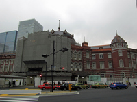 修復工事完成間近い東京駅丸の内駅舎；クリックすると大きな写真になります