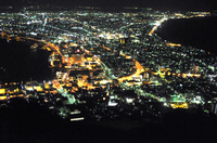 函館山夜景　－１：クリックすると大きな写真になります