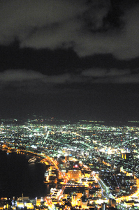 函館山夜景　－２：クリックすると大きな写真になります