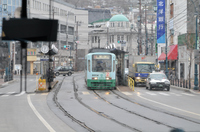 函館の路面電車；クリックすると大きな写真になります