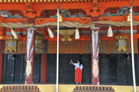 八坂神社 本殿；クリックすると大きな写真になります