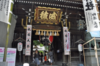 櫛田神社；クリックすると大きな写真になります
