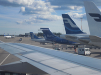 ヘルシンキ空港到着；クリックすると大きな写真になります