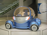 電気自動車　「ピボ2」　2010年1月22日撮影；クリックすると大きな写真になります。