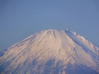 富士山遠望；クリックすると大きな写真になります。