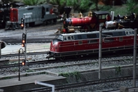 ドイツ国鉄 V 200 018 ディーゼル機関車；クリックすると大きな写真になります。