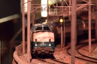 DB（ドイツ国鉄）220 012-9 ディーゼル機関車が牽く旅客列車　-1；クリックすると大きな写真になります。